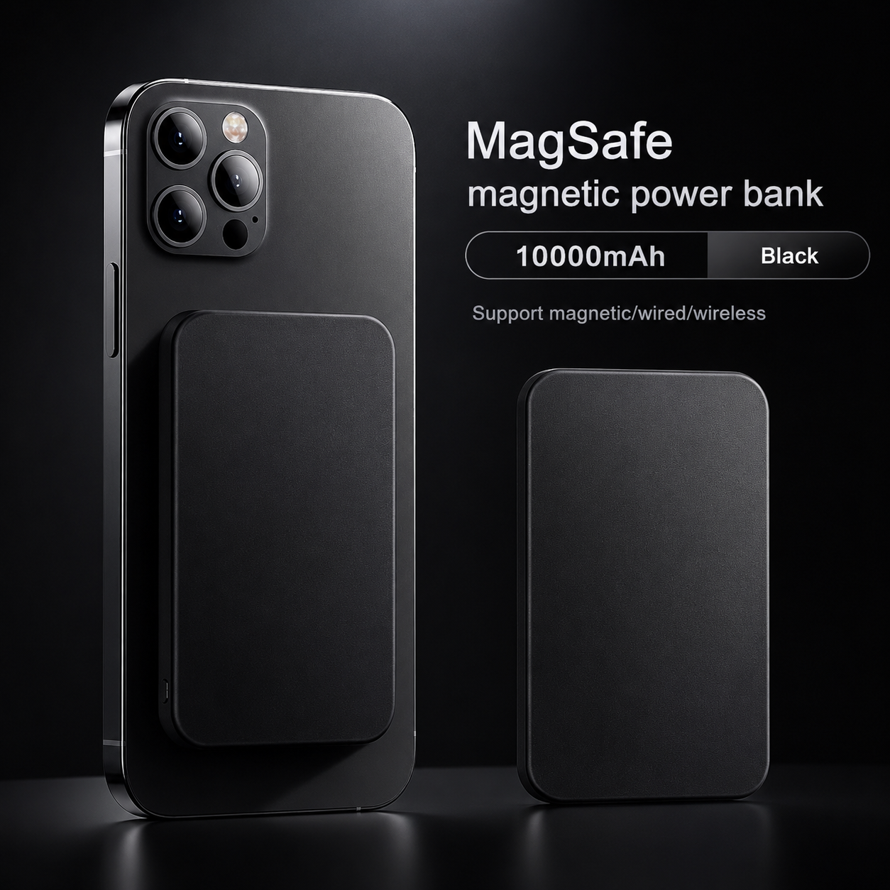 Slate — Slim Magnetic Power Bank